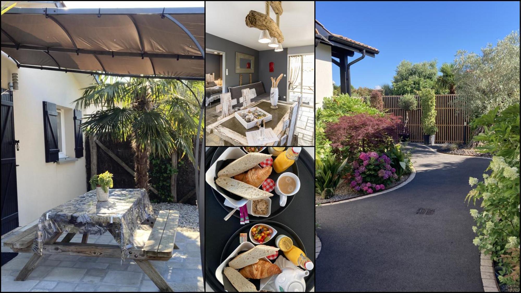 Charme & Confort- Les Cottages Du Bassin D'Arcachon- Petit-Dejeuner Sur Demande - Nuitee, Court Sejour, Semaine Gujan-Mestras Exterior foto